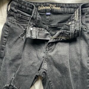 Universal Thread Black Ripped Skinny Jeans